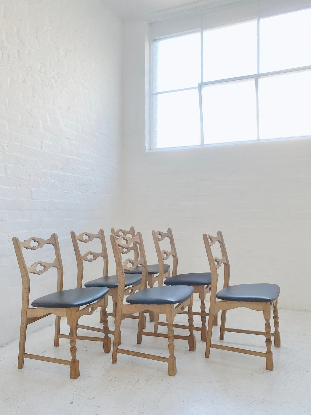 Set of Six Danish 'Folk' Chairs
