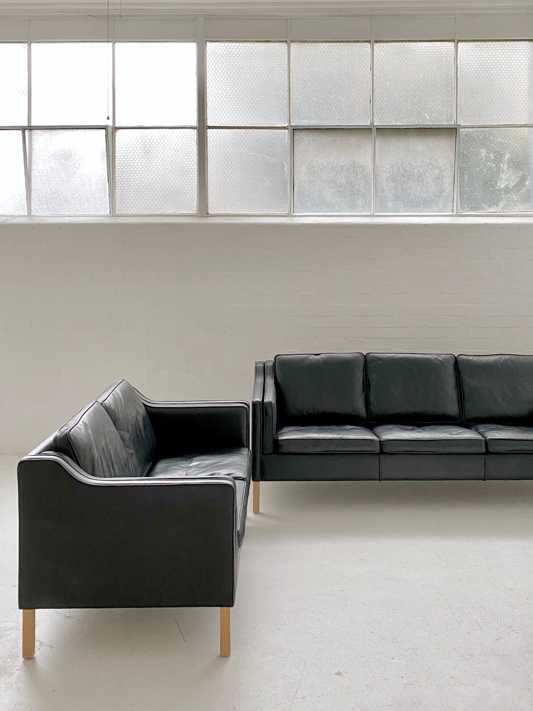 Danish Leather Lounge Suite