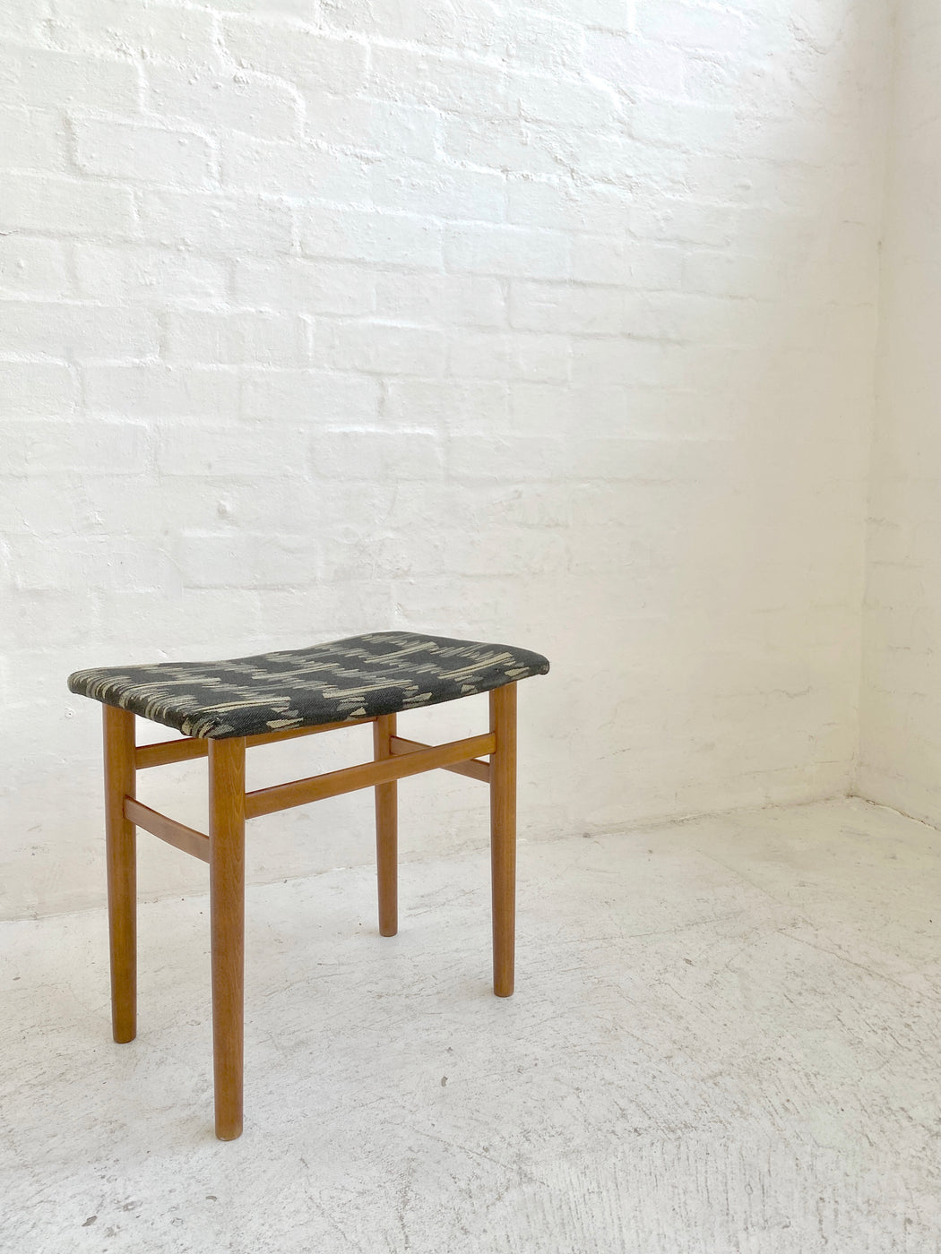 Danish Upholstered Stool