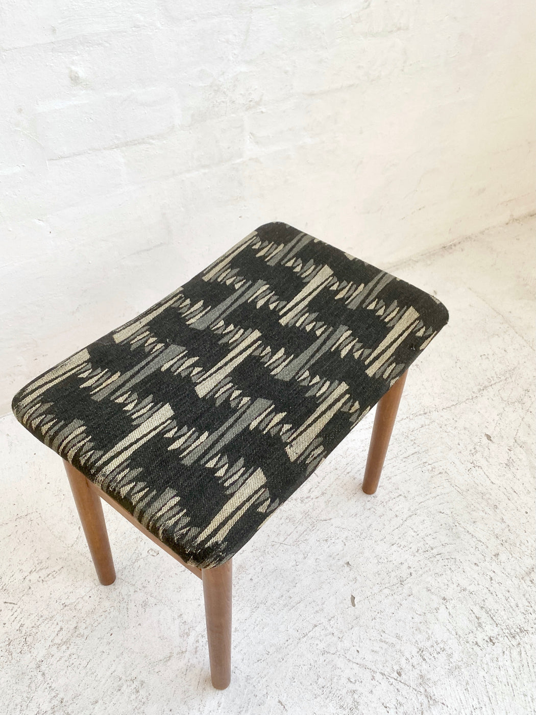 Danish Upholstered Stool