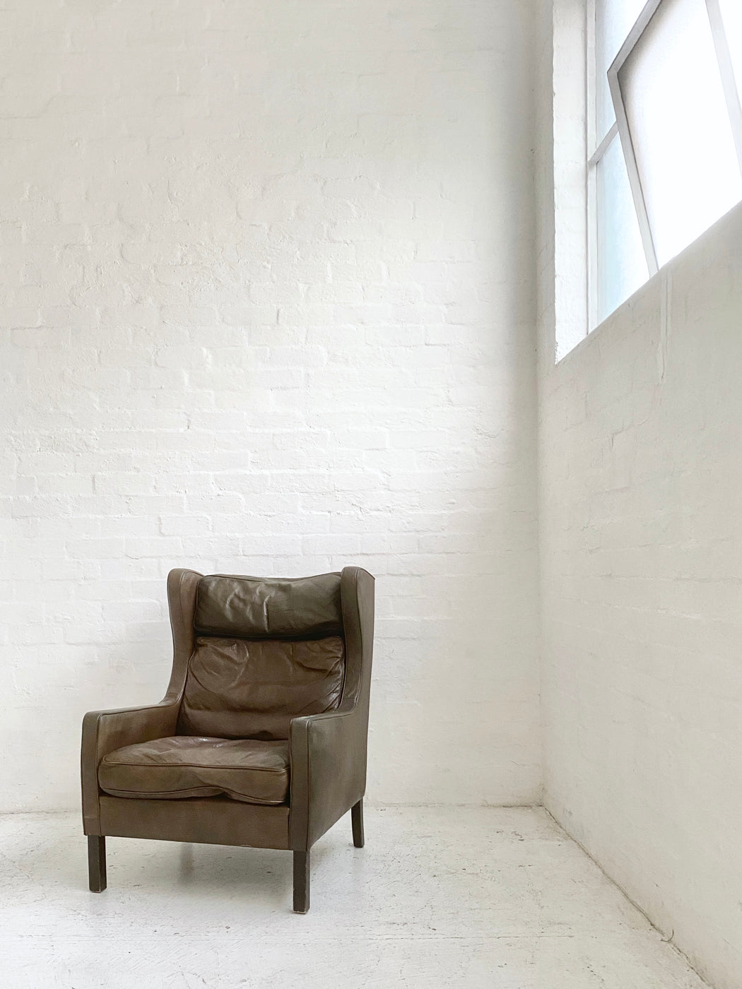 Danish Leather Lounge Chair