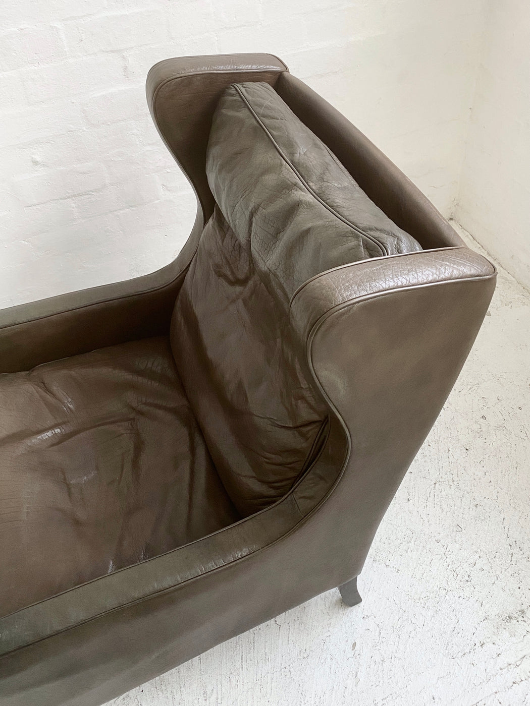 Danish Leather Lounge Chair