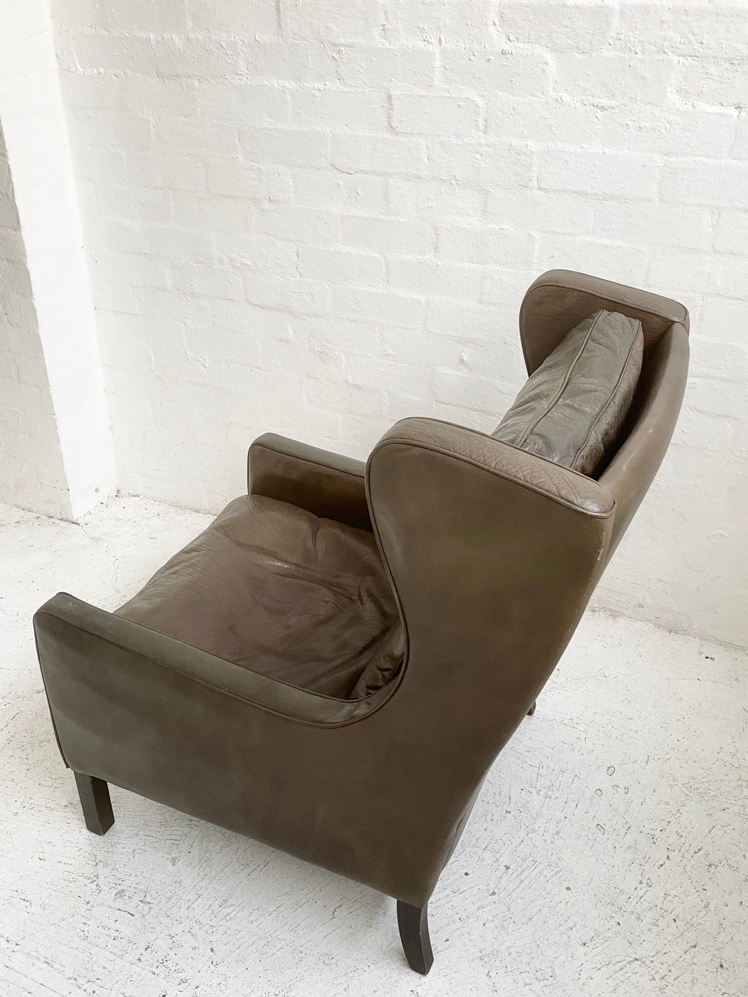 Danish Leather Lounge Chair