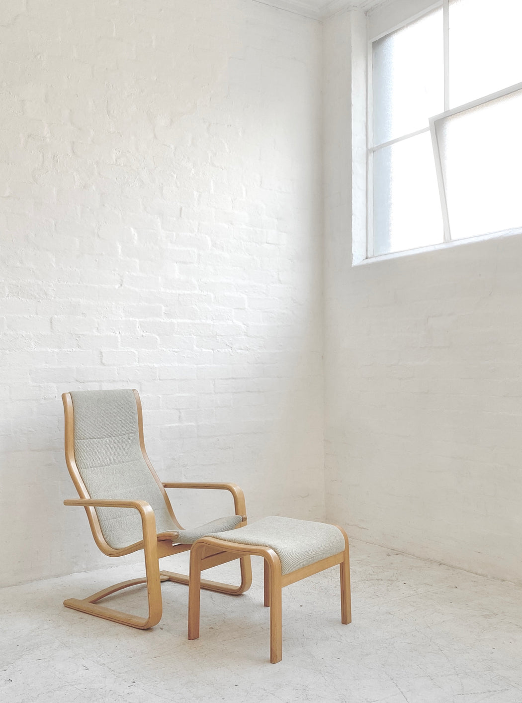 Yngve Ekström 'Lamello' Chair & Footstool
