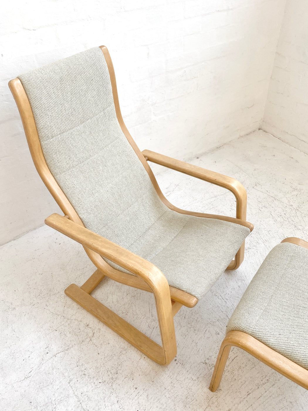 Yngve Ekström 'Lamello' Chair & Footstool