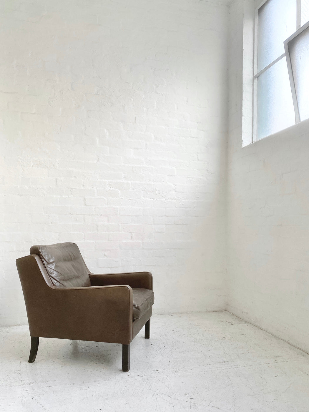 Danish Leather Lounge Chair