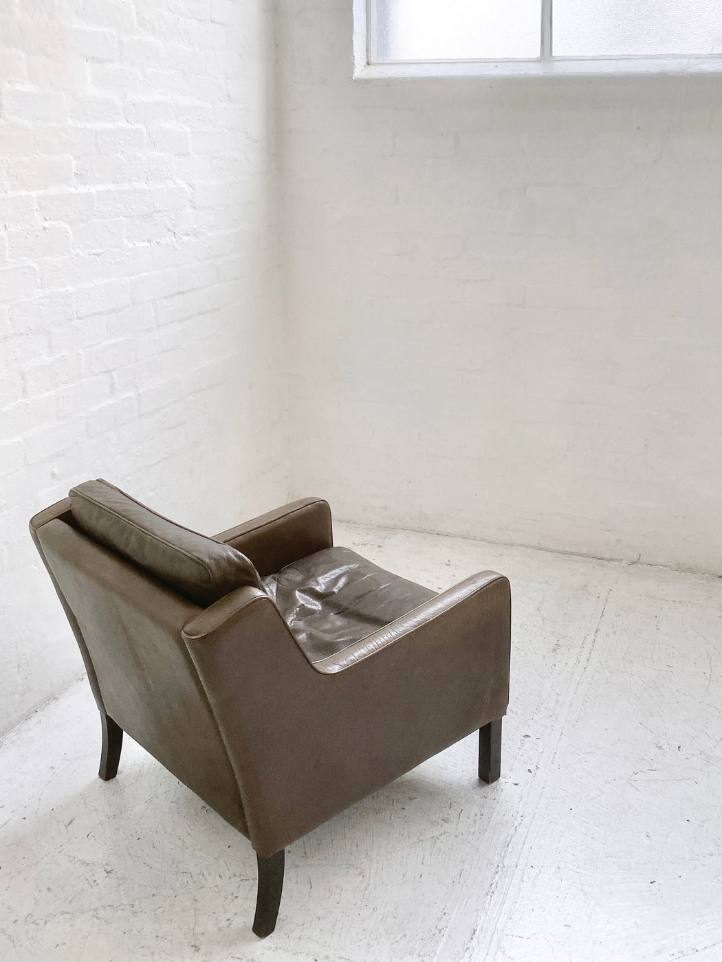 Danish Leather Lounge Chair