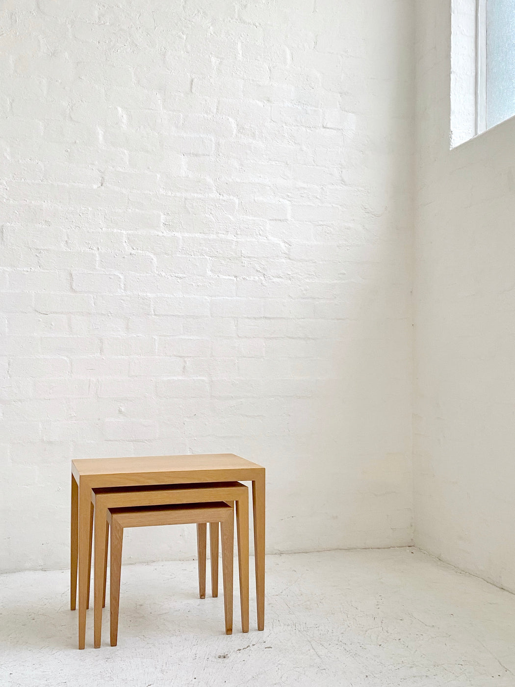 Severin Hansen Oak Nesting Tables