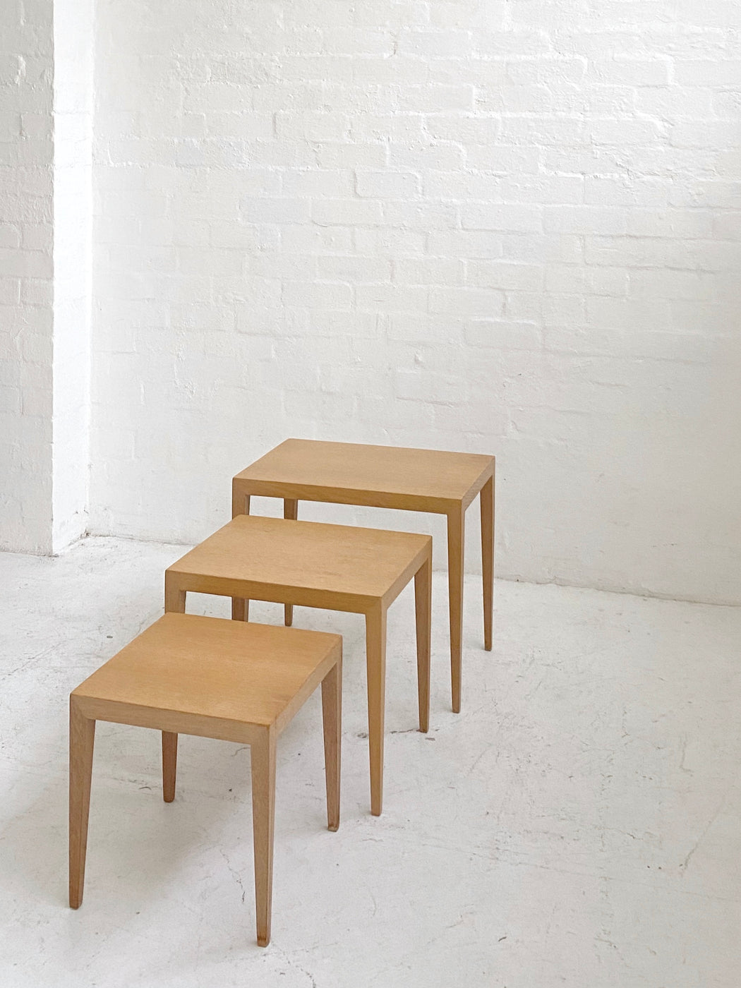 Severin Hansen Oak Nesting Tables