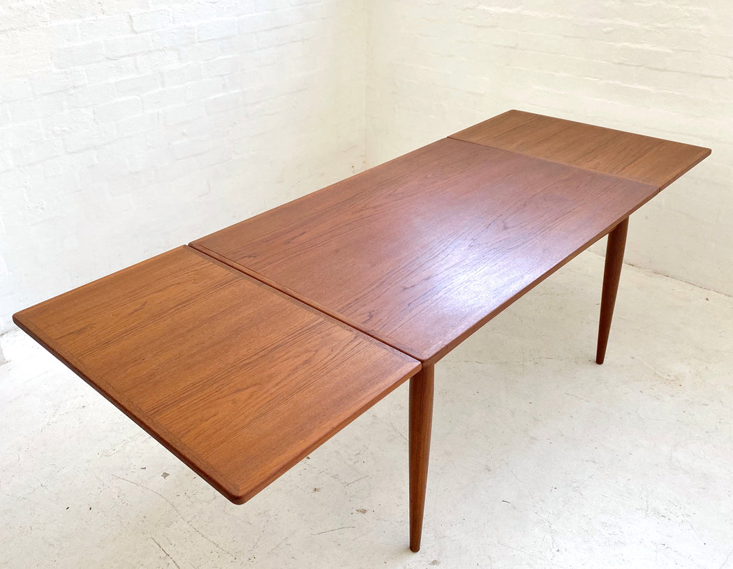 Danish Teak Extension Dining Table