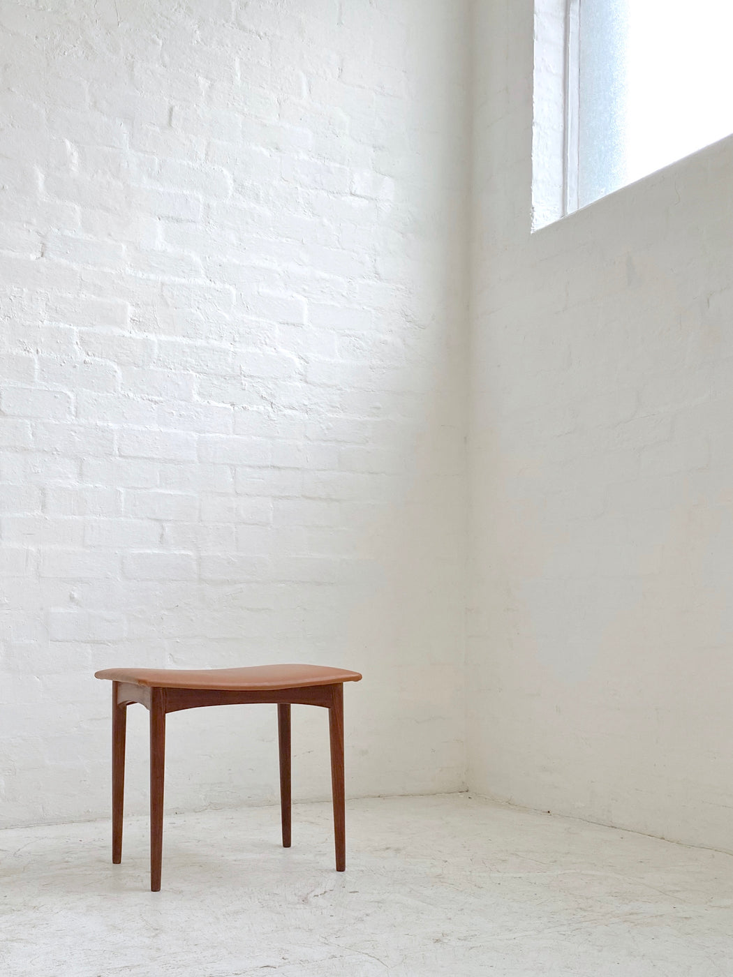 K.Larsen Upholstered Stool