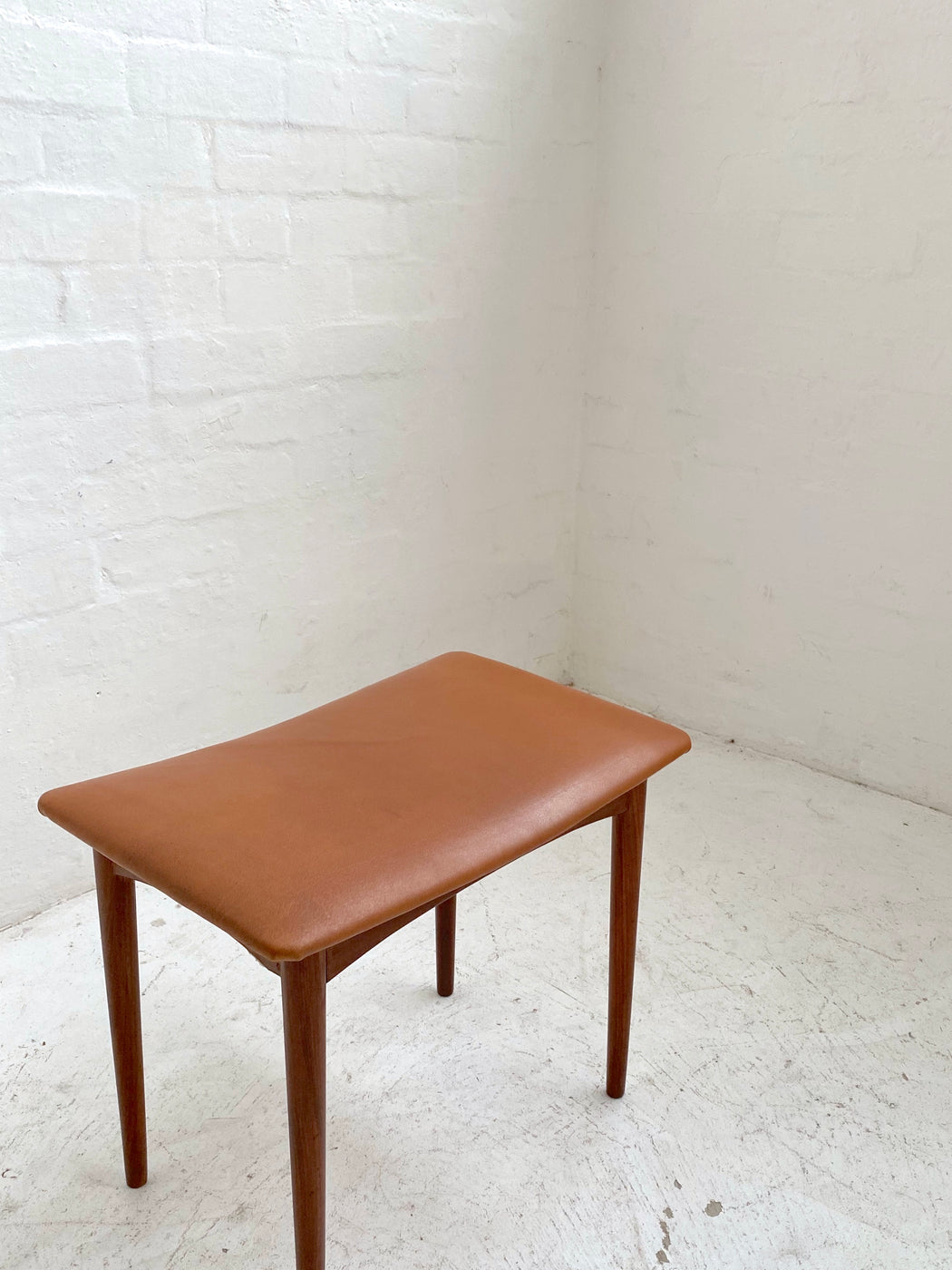K.Larsen Upholstered Stool