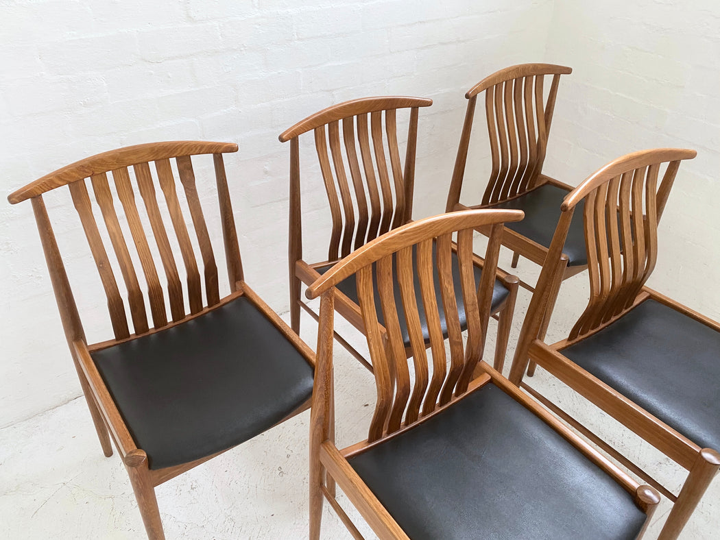 Set of Six Dario Zoureff Dining Chairs