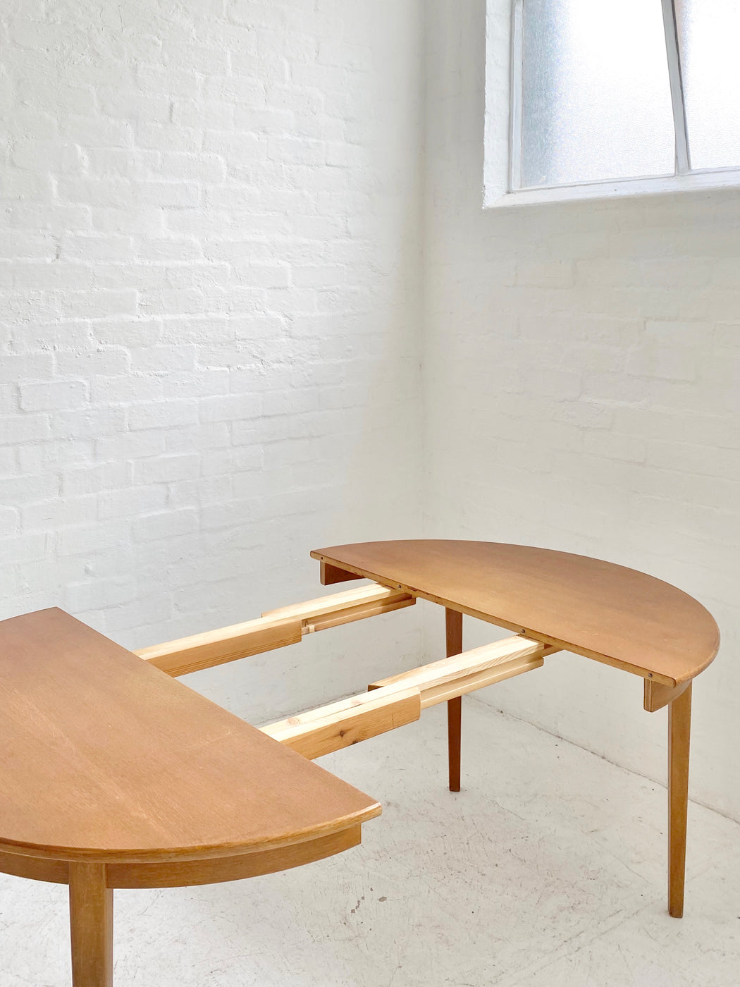Danish Oak Circular Dining Table