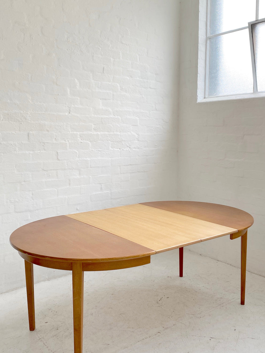 Danish Oak Circular Dining Table