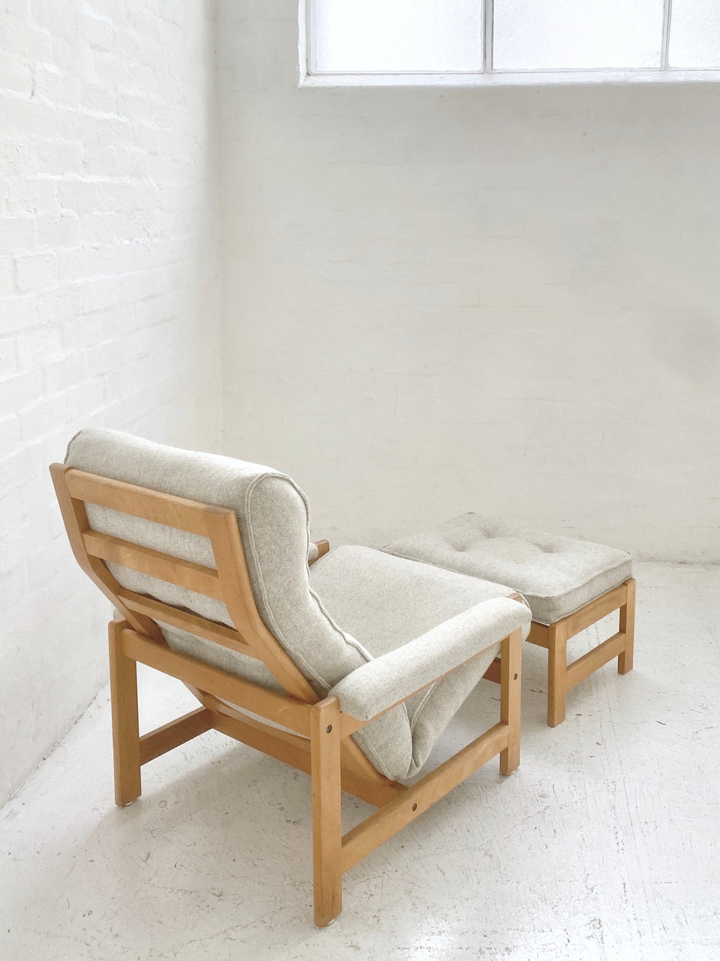 Danish Easy Chair & Footstool