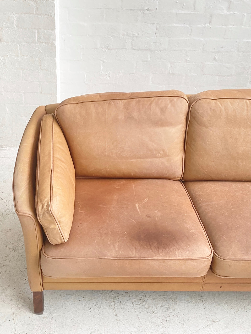 Mogens Hansen Leather Sofa