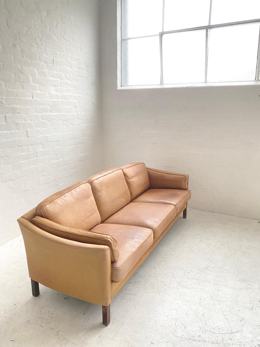 Mogens Hansen Leather Sofa