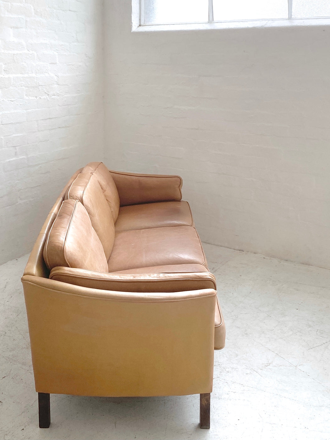 Mogens Hansen Leather Sofa