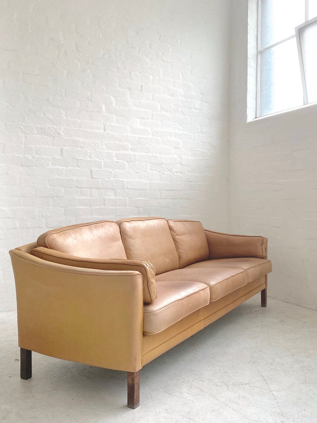Mogens Hansen Leather Sofa