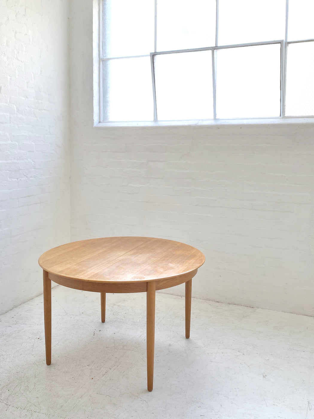 Danish Circular Oak Dining Table