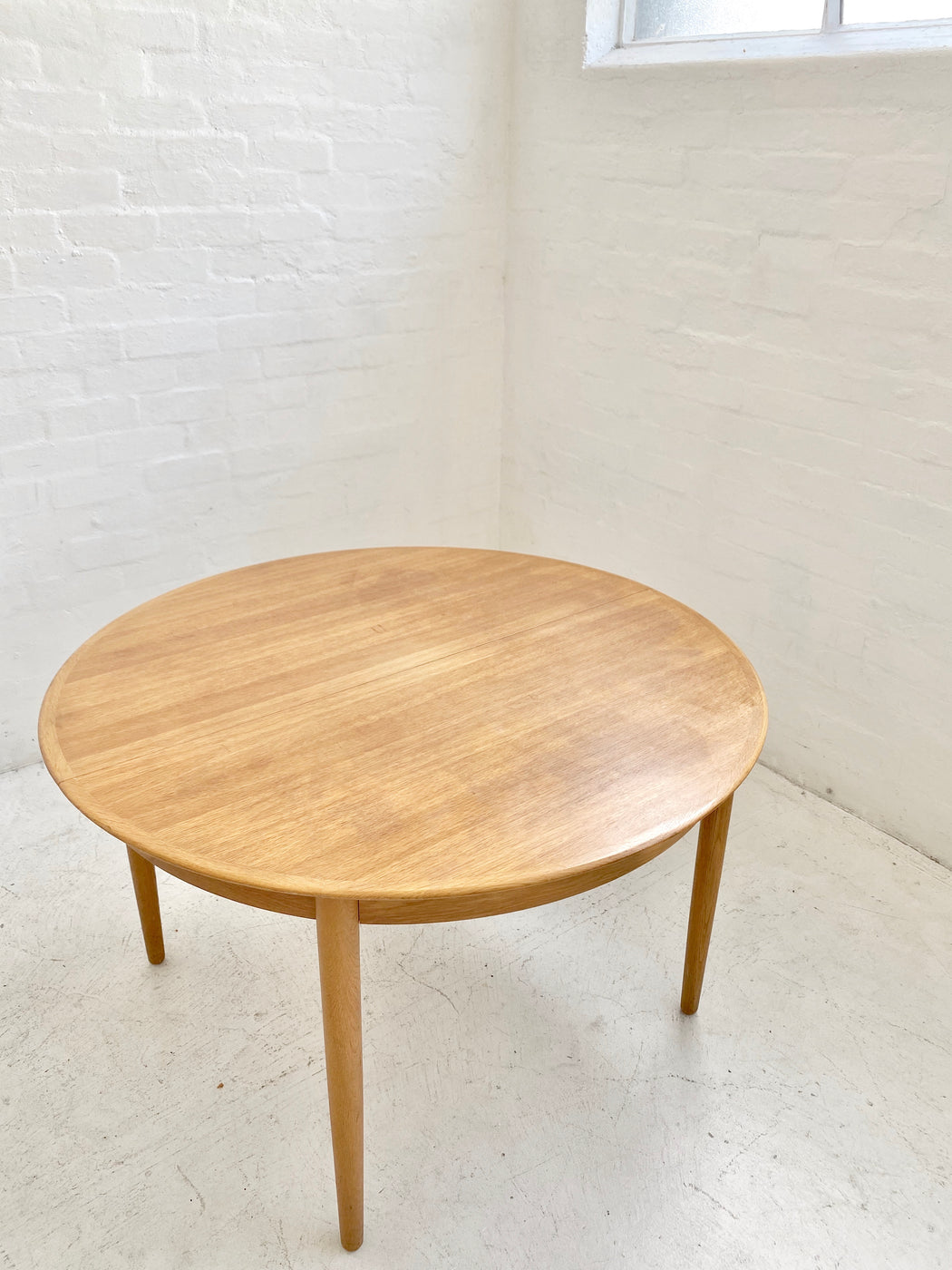 Danish Circular Oak Dining Table