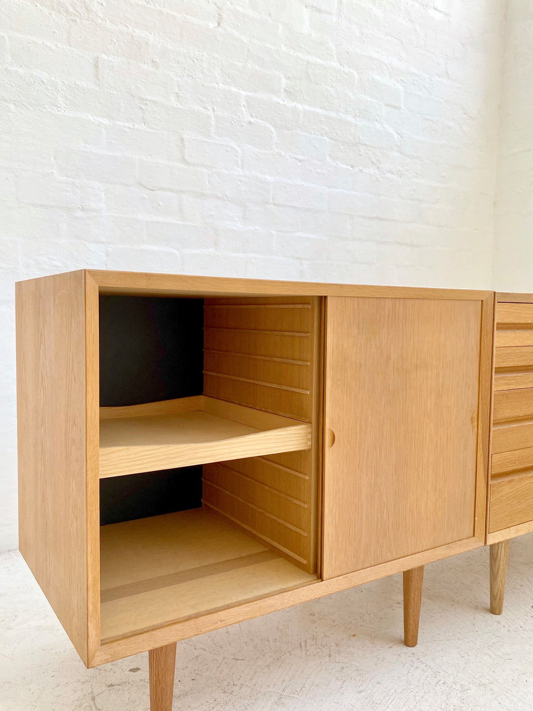 Kai Kristiansen Oak Cabinets