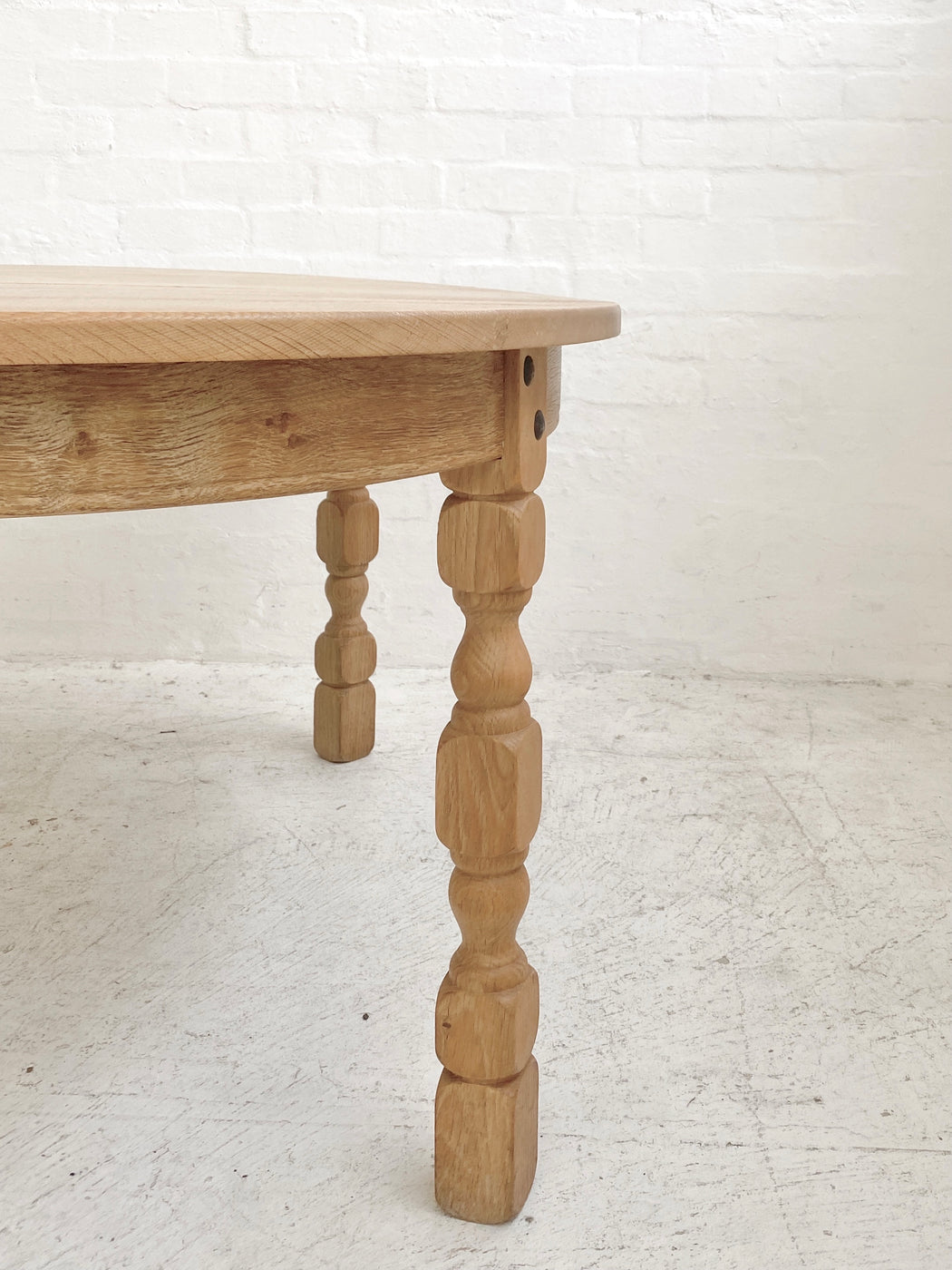 Danish Oak Dining Table