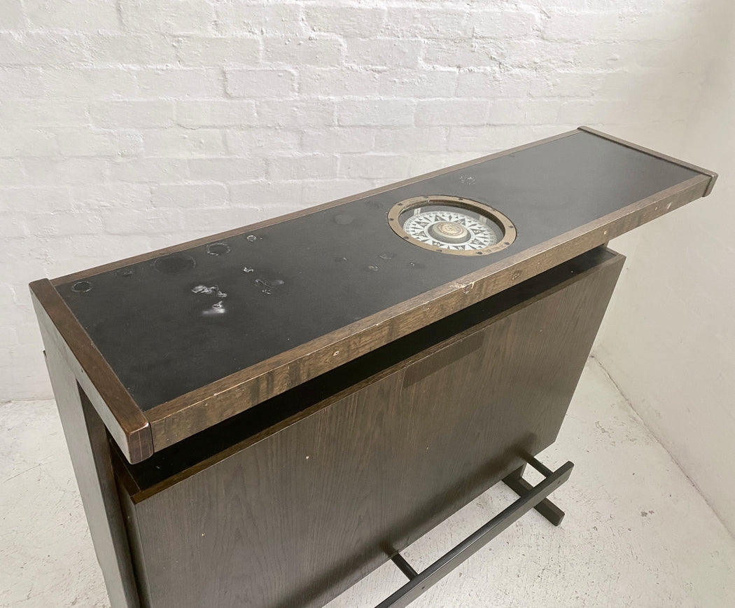 Danish Dark Oak Bar