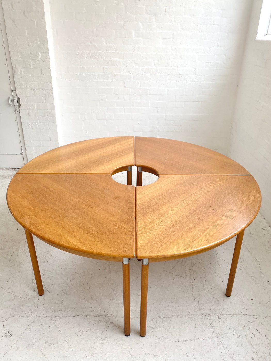 Large Fritz Hansen Teak Table