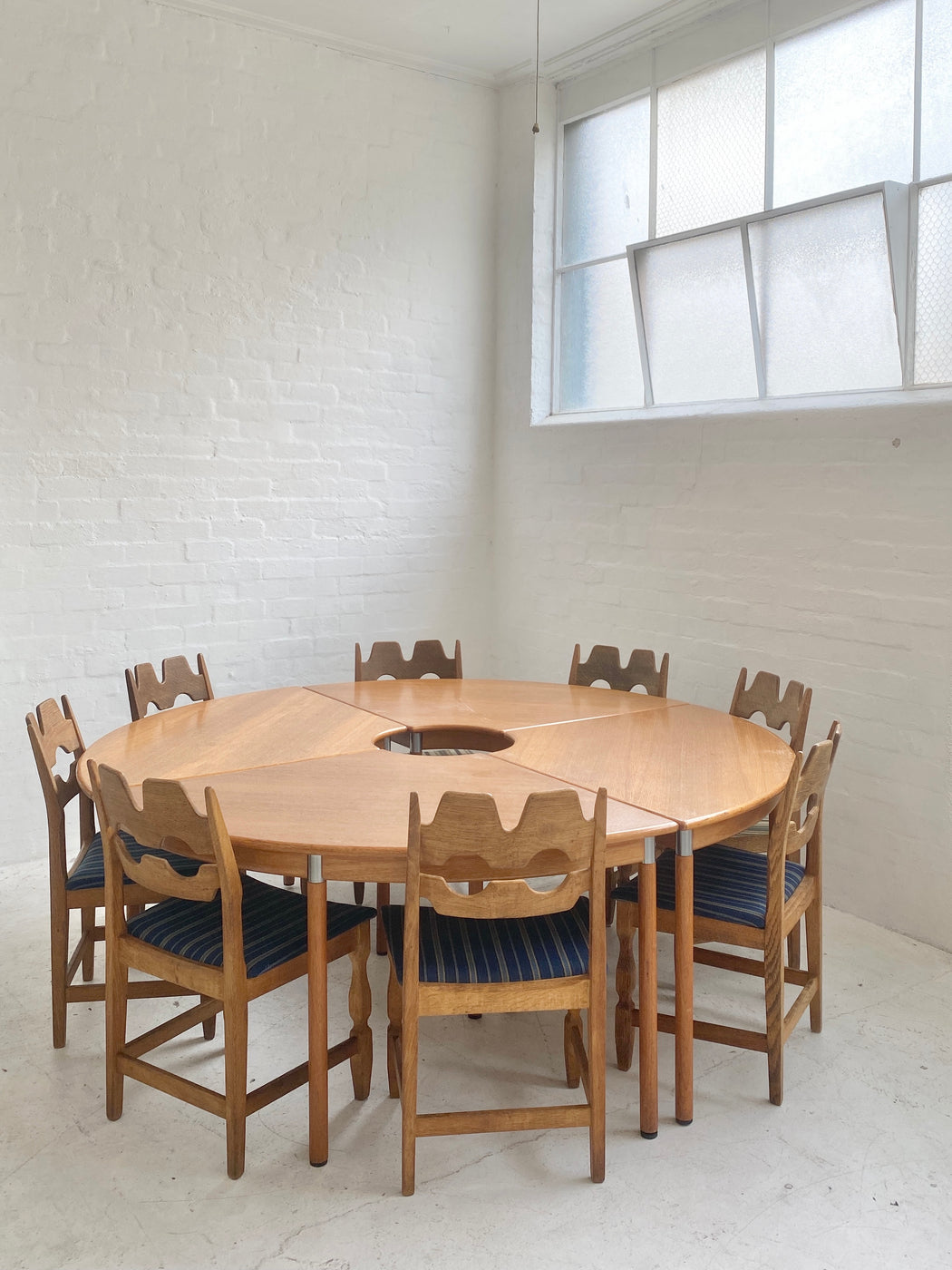 Large Fritz Hansen Teak Table
