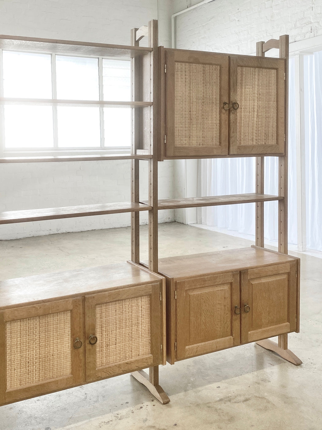 Danish Oak Wall System