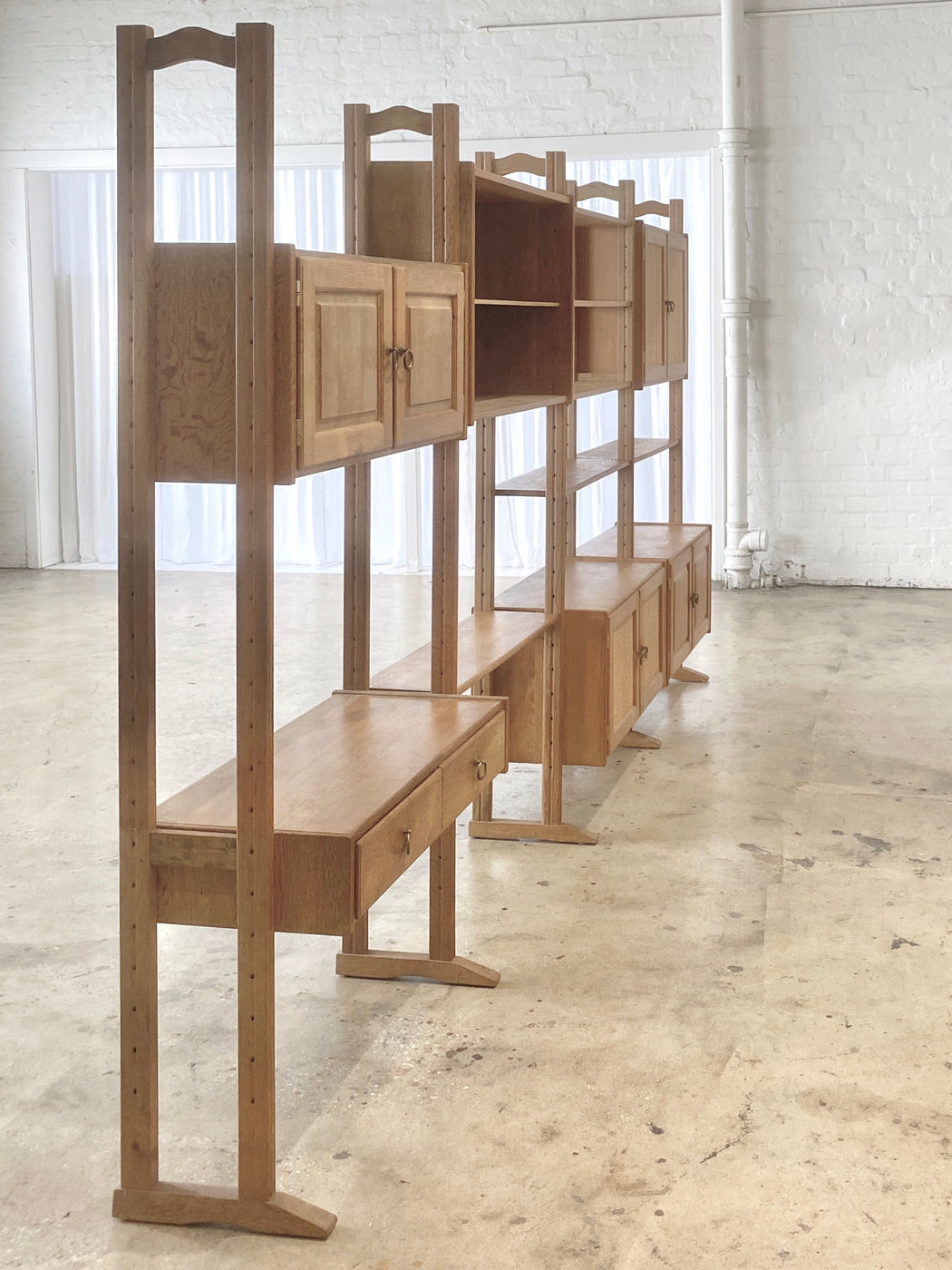 Danish Oak Wall System