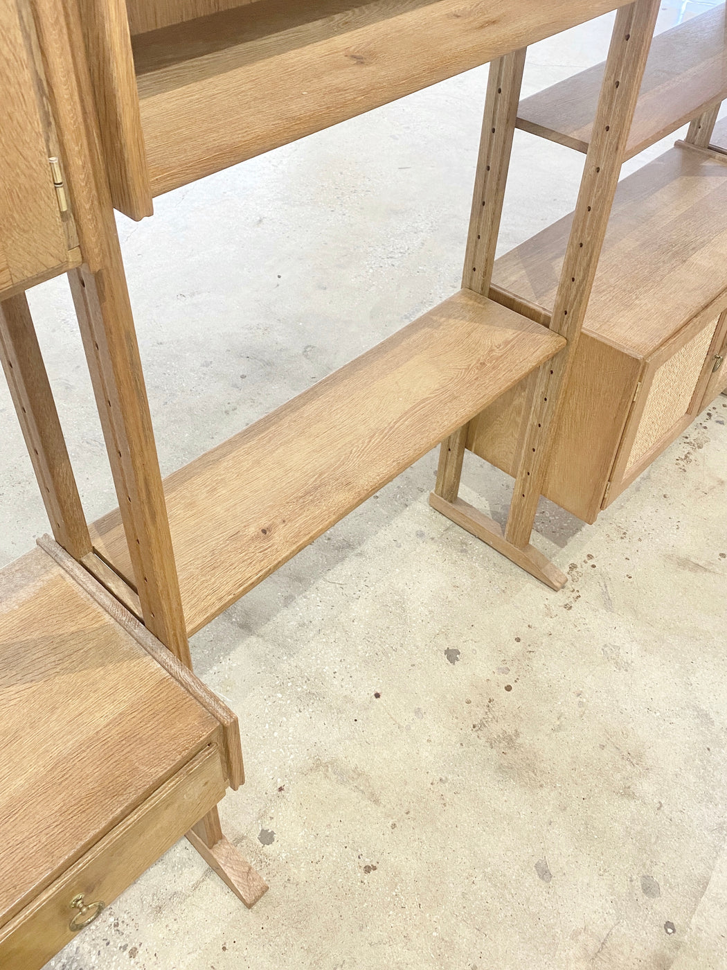 Danish Oak Wall System