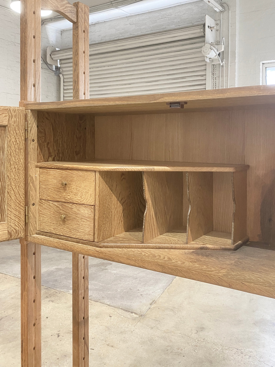 Danish Oak Wall System