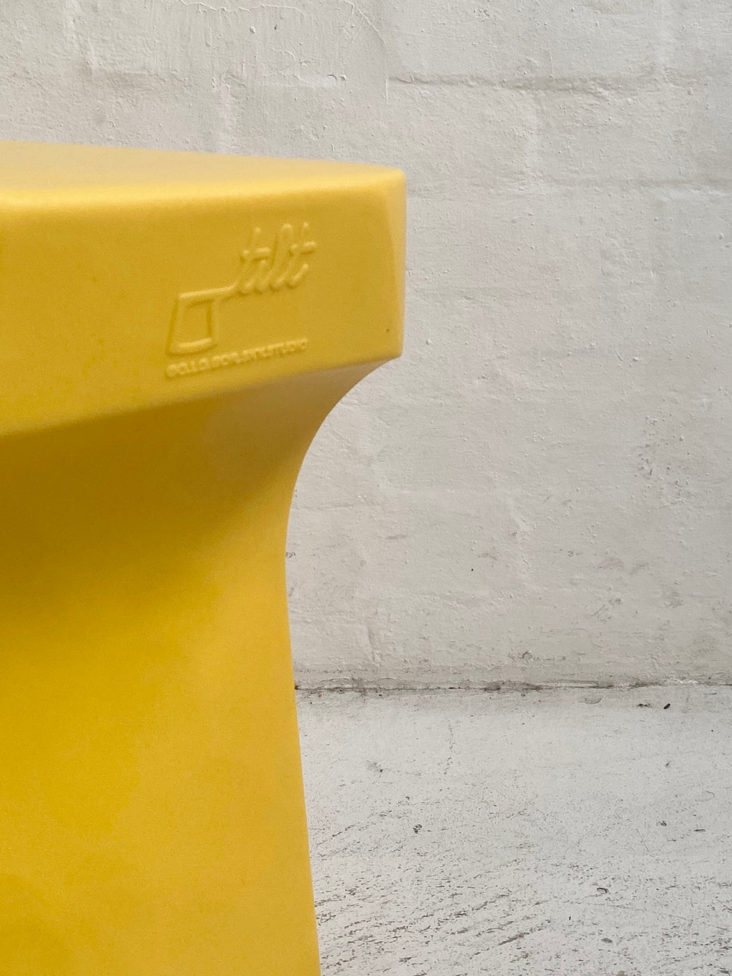 Justin Gologorsky ‘Tilt’ Stool - Yellow