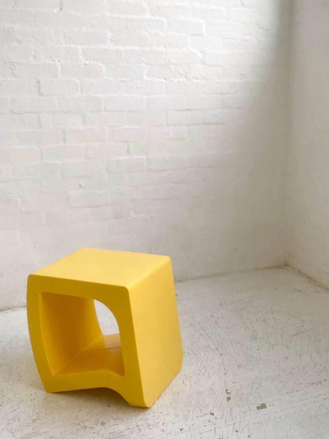 Justin Gologorsky ‘Tilt’ Stool - Yellow