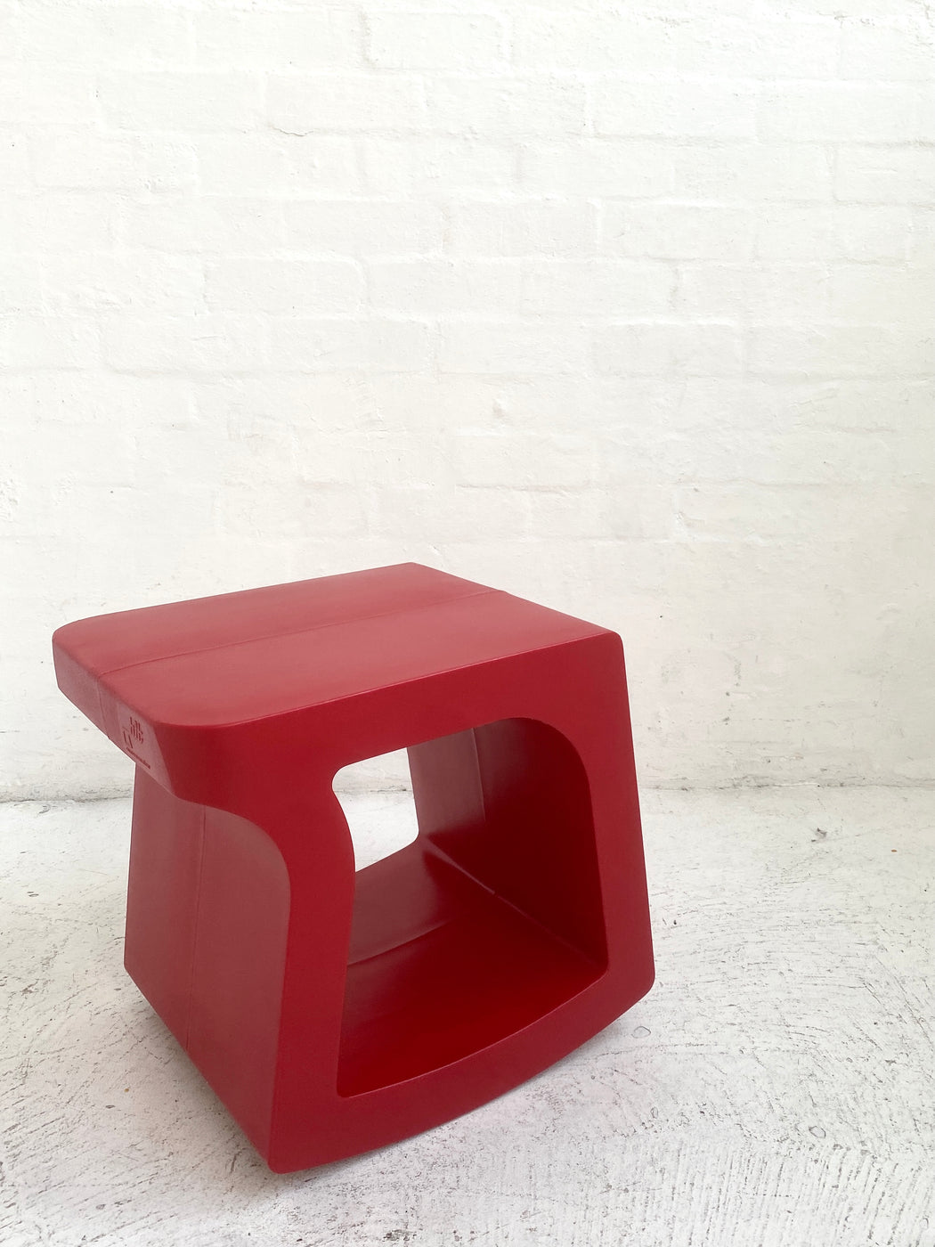 Justin Gologorsky ‘Tilt’ Stool - Red