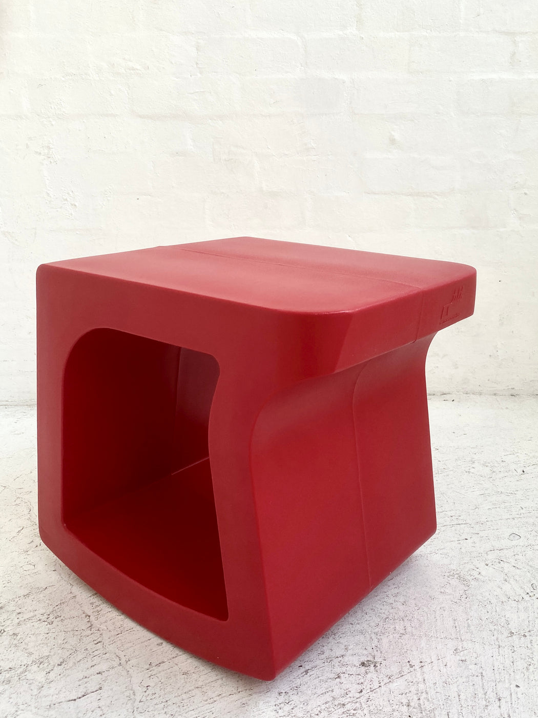 Justin Gologorsky ‘Tilt’ Stool - Red