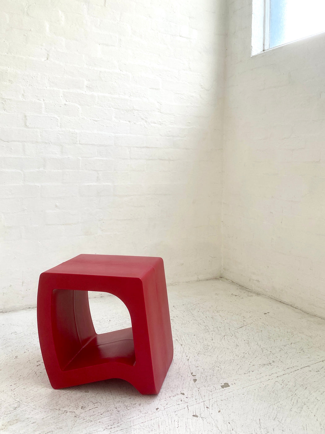 Justin Gologorsky ‘Tilt’ Stool - Red