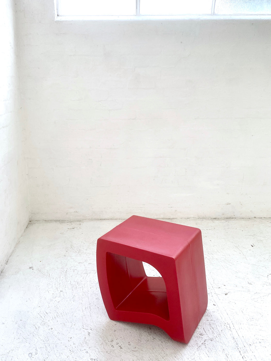Justin Gologorsky ‘Tilt’ Stool - Red