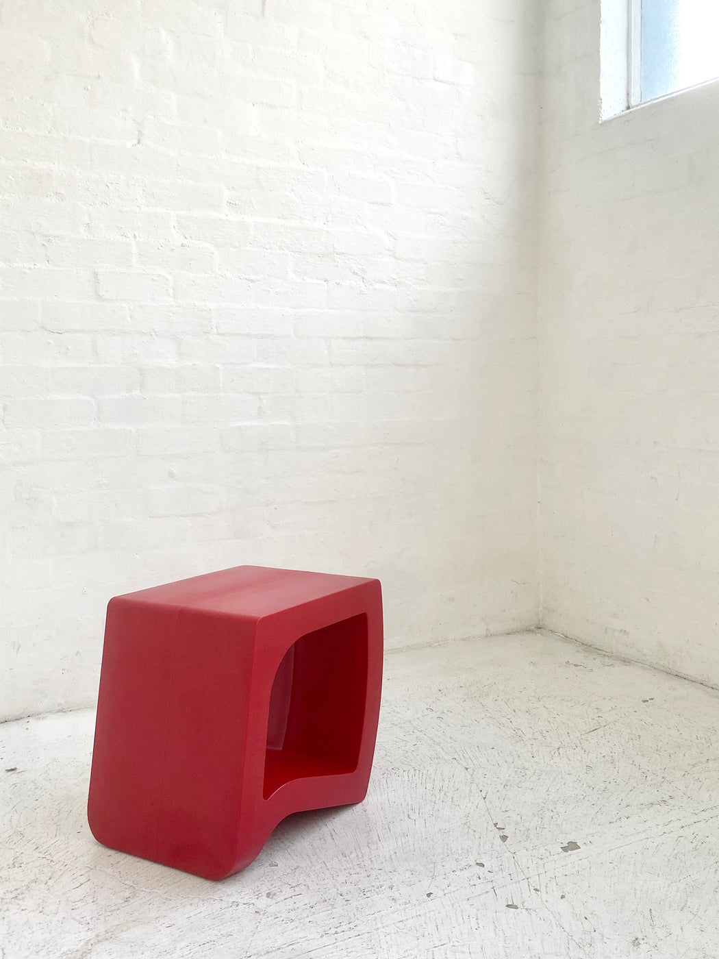 Justin Gologorsky ‘Tilt’ Stool - Red