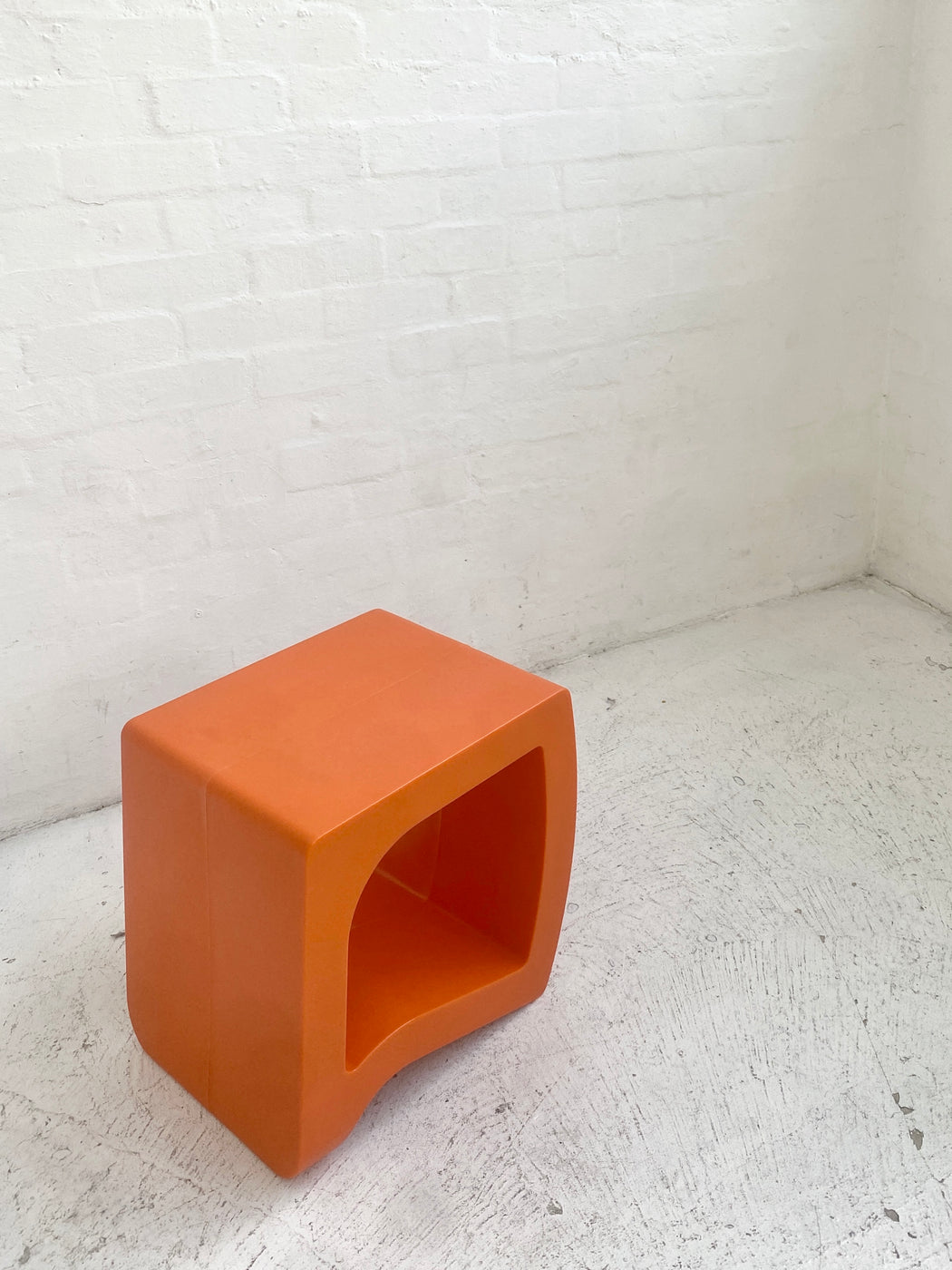 Justin Gologorsky ‘Tilt’ Stool - Orange