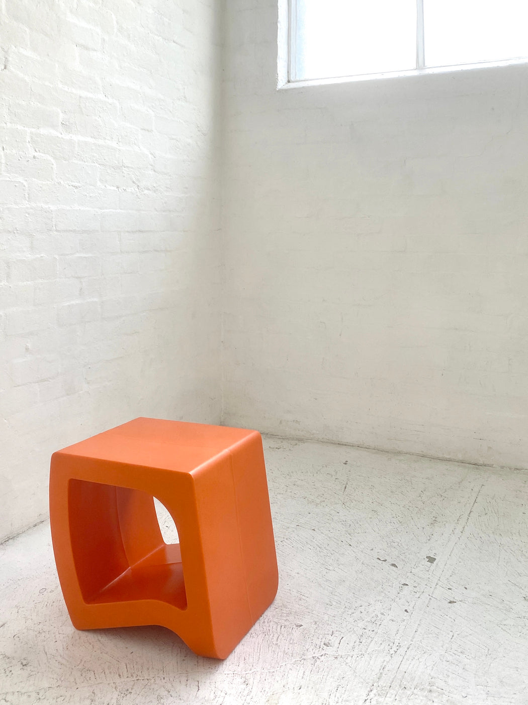 Justin Gologorsky ‘Tilt’ Stool - Orange