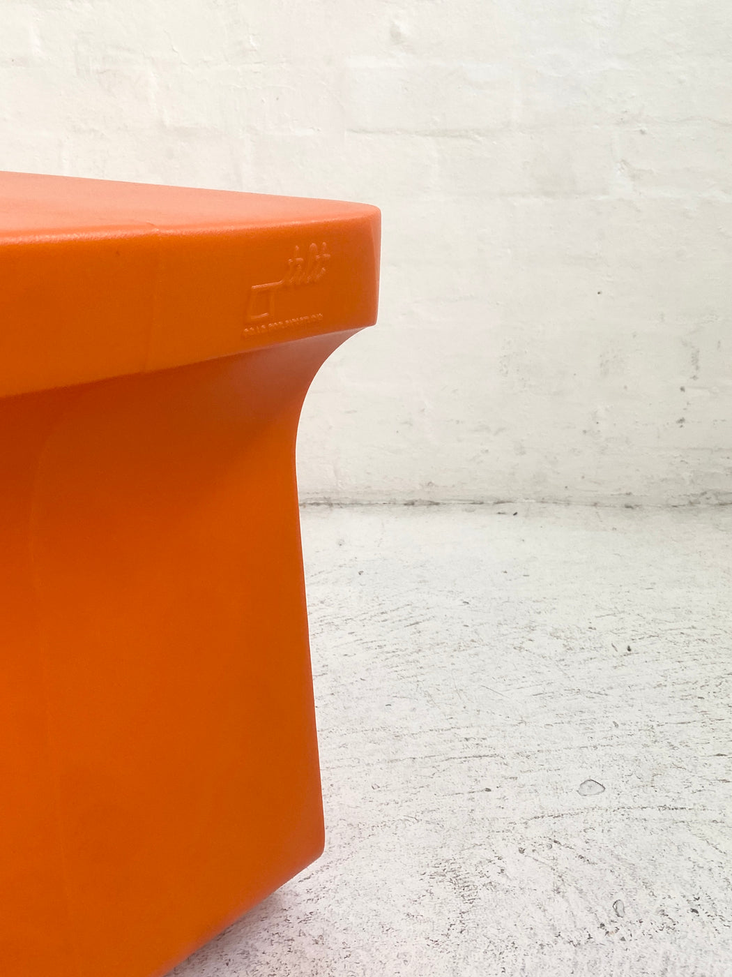 Justin Gologorsky ‘Tilt’ Stool - Orange