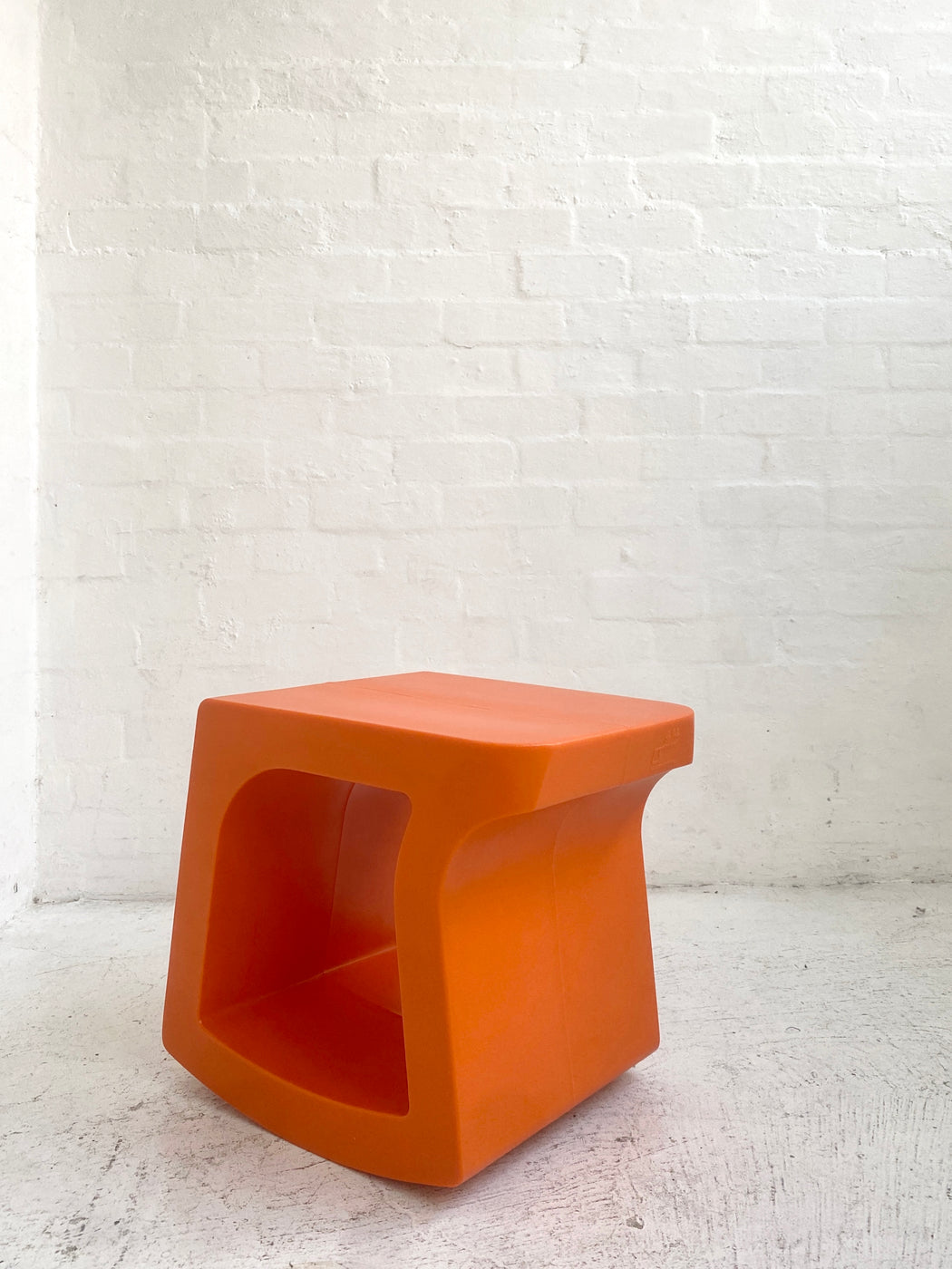 Justin Gologorsky ‘Tilt’ Stool - Orange