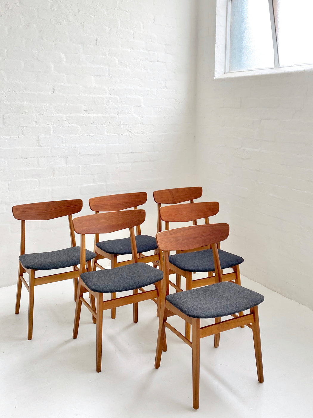 Set of Six Farstrup 'Mosbol' Dining Chairs