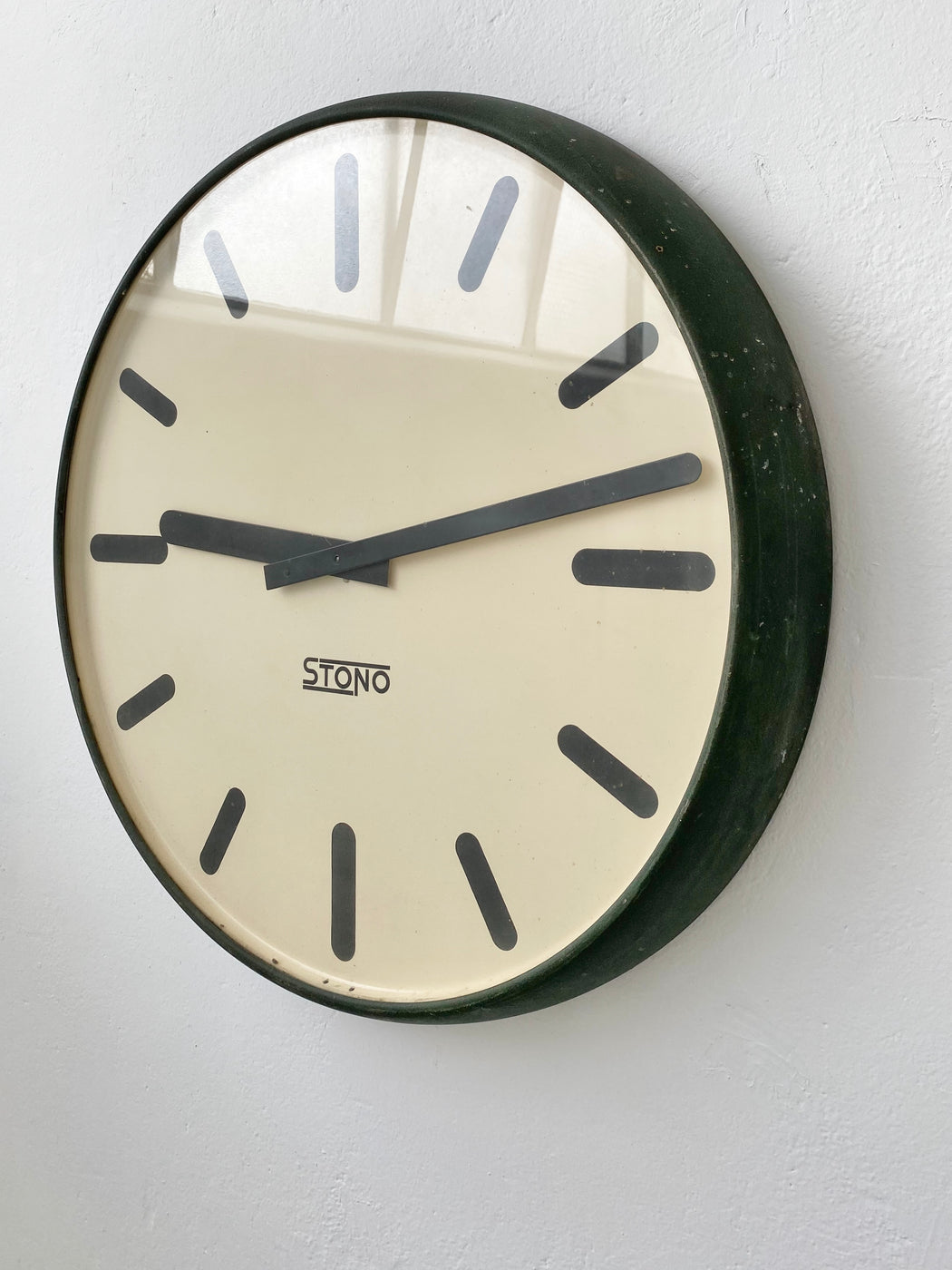 Large Danish Railway Station Wall Clock