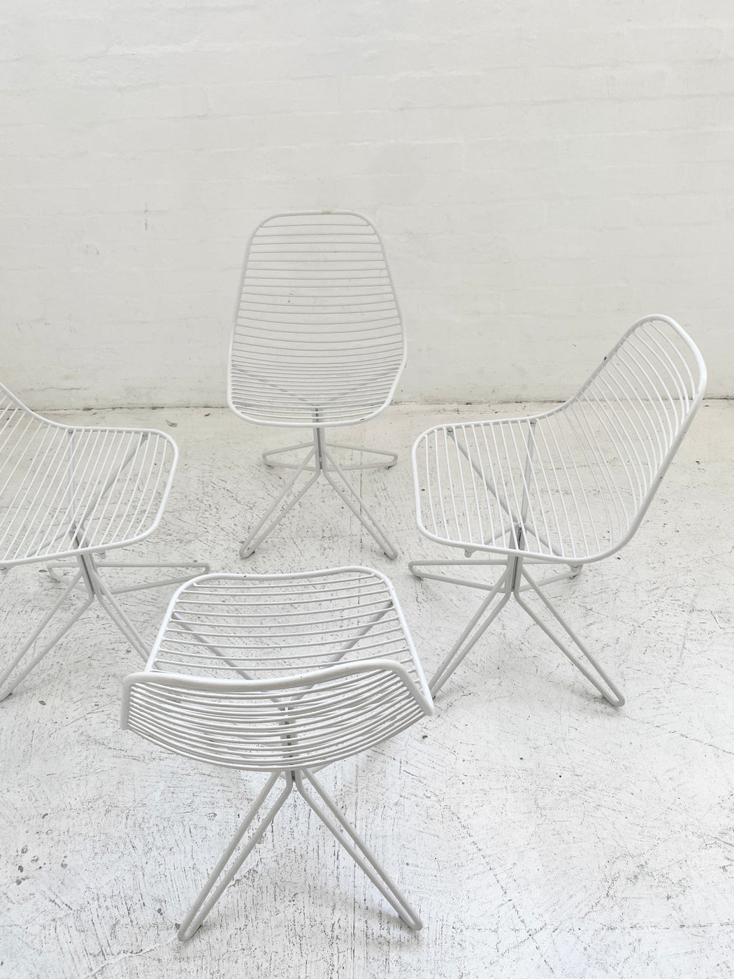 Set of four Henrik Pedersen 'String' Chairs