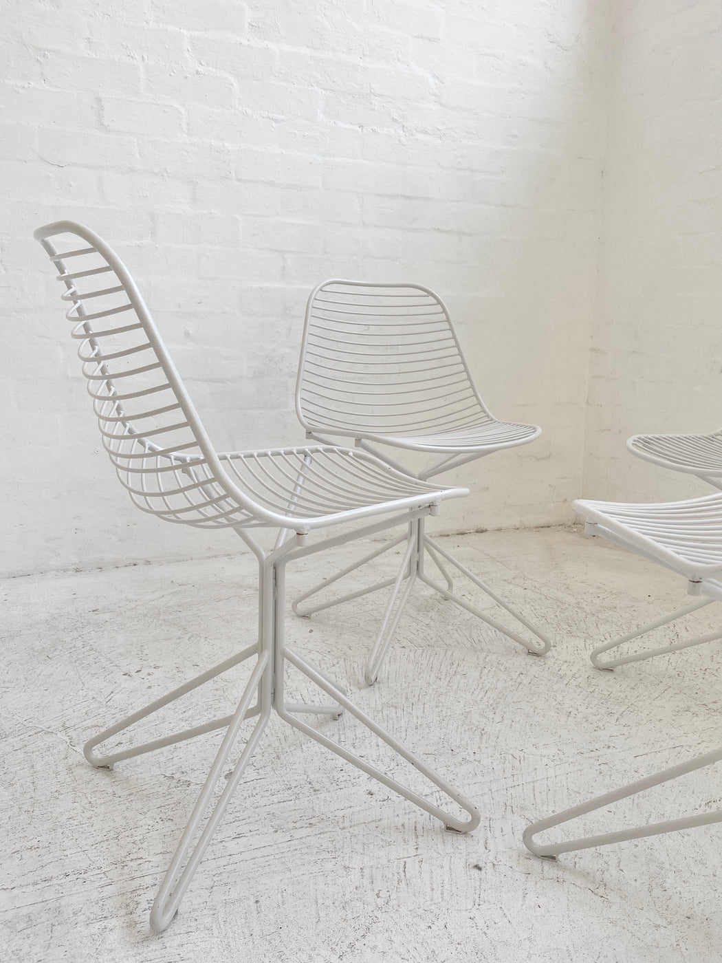 Set of four Henrik Pedersen 'String' Chairs